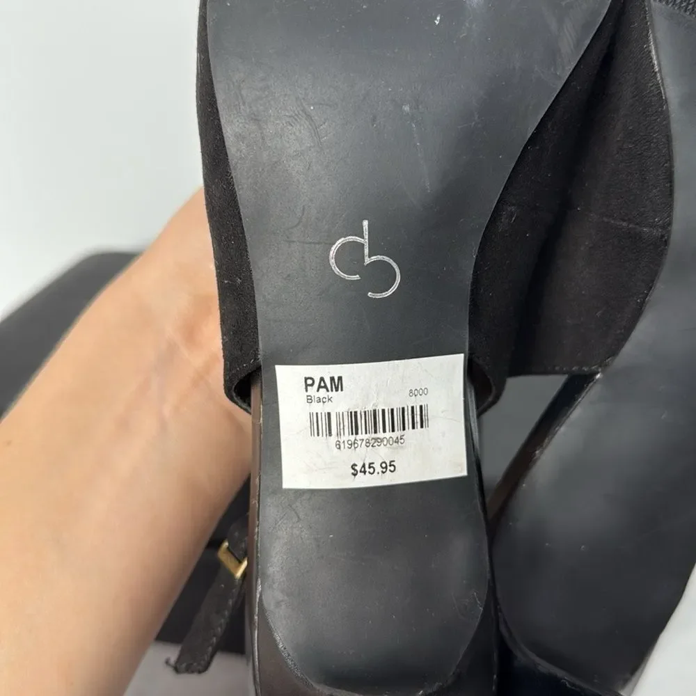 Dressbarn Pam Black Slingback Pumps Size 8